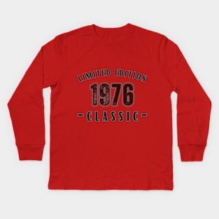 Limited Edition 1976 Kids Long Sleeve T-Shirt